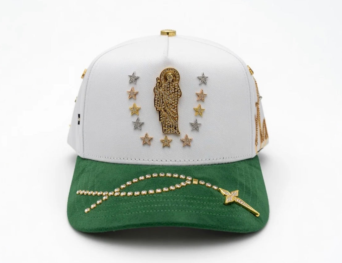 San Judas star white green