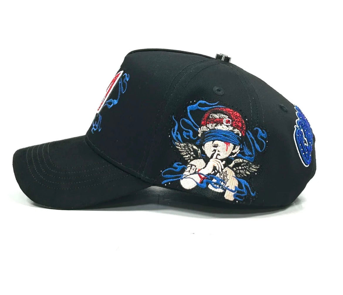Angels  BLK blue red