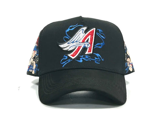 Angels  BLK blue red