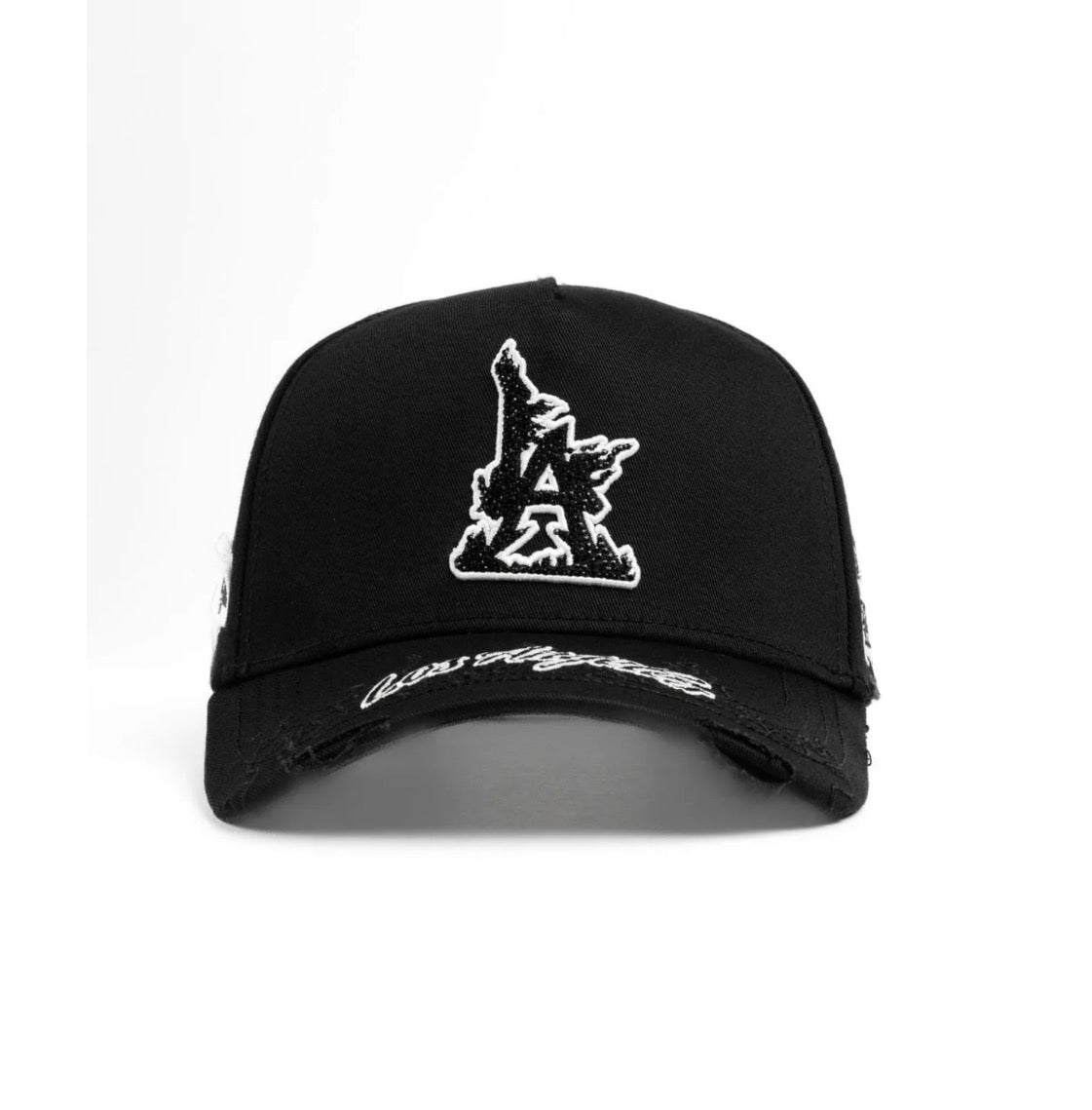 Los Angeles BLK white crystal