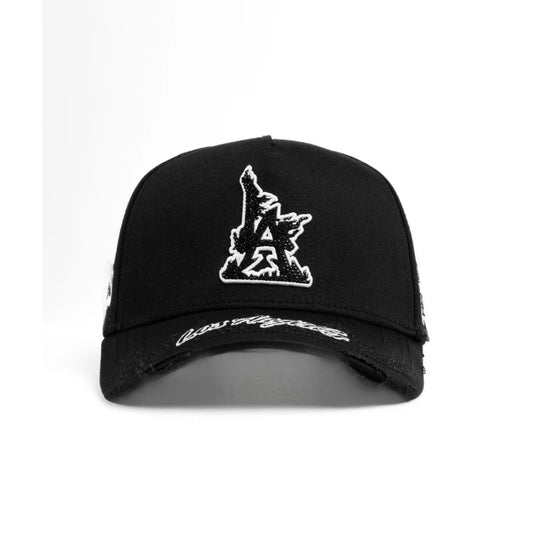 Los Angeles BLK white crystal