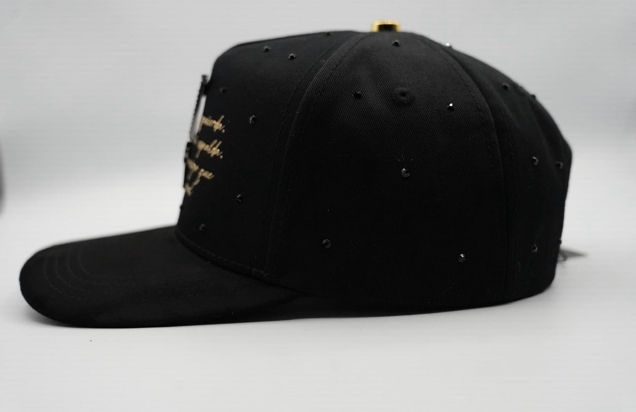 Santa muerte BLK gold