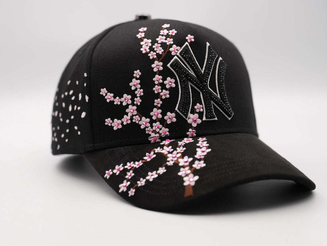 NY Flores Pink BLK