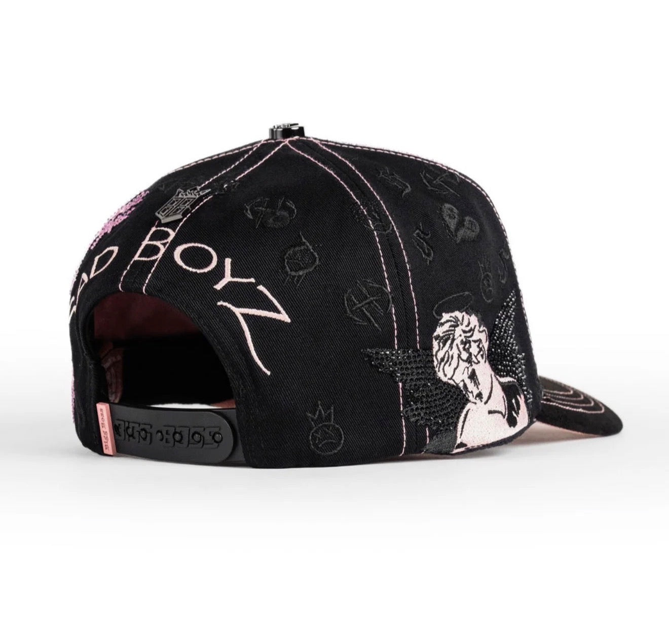 Sad Boyz crystal blk pink