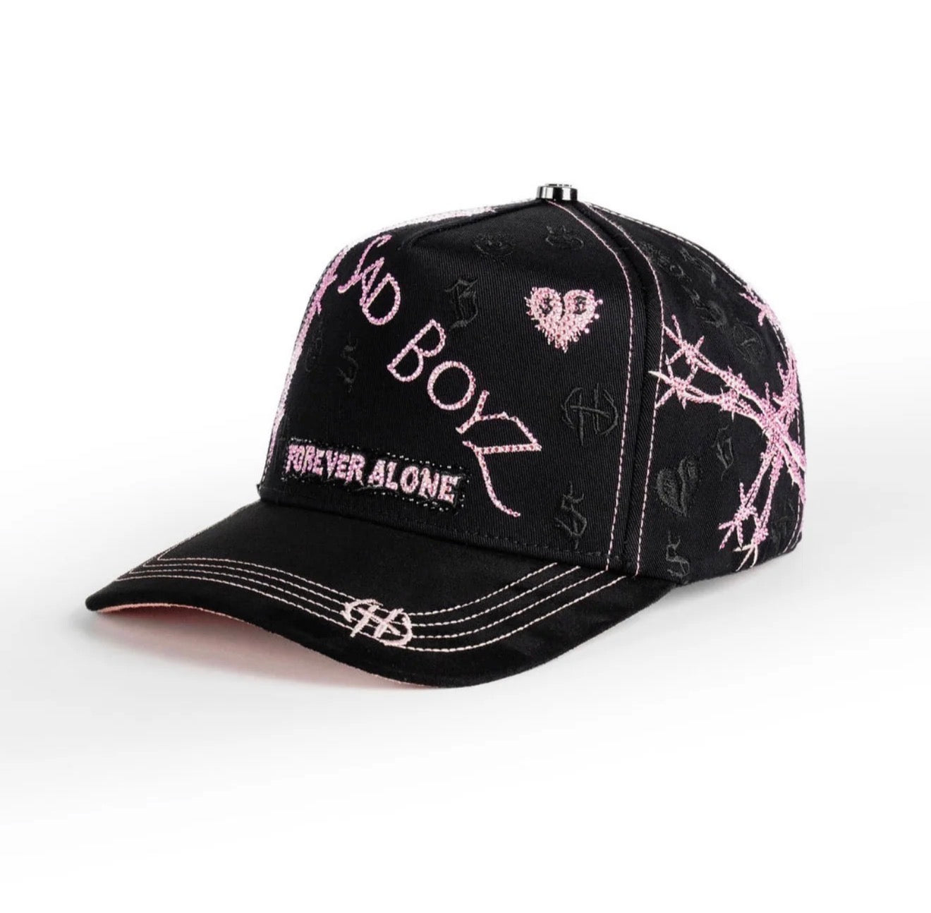 Sad Boyz crystal blk pink