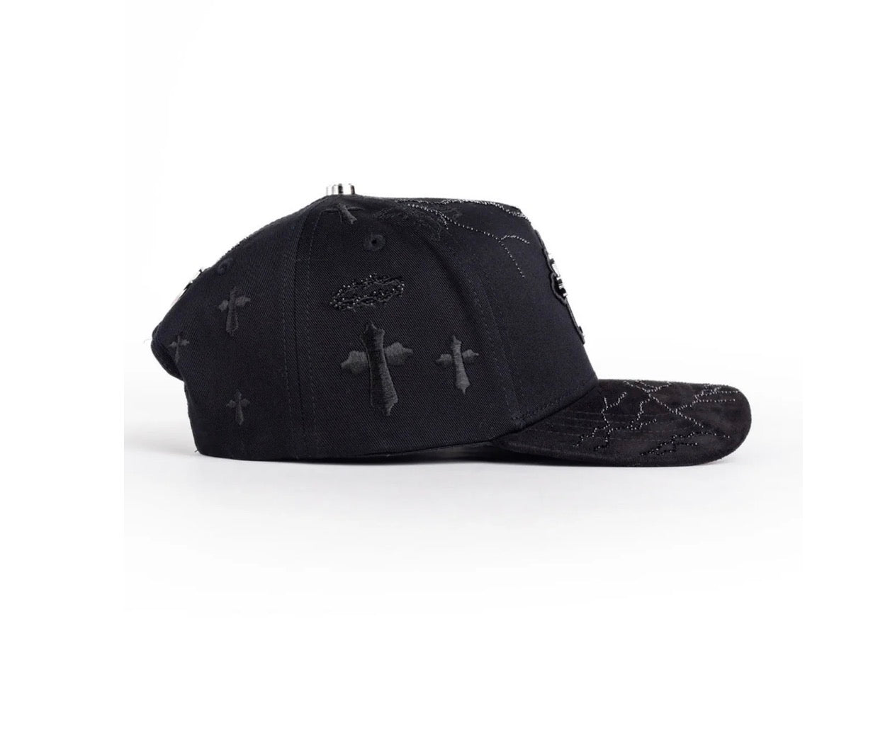 3 cruces total BLK crystal