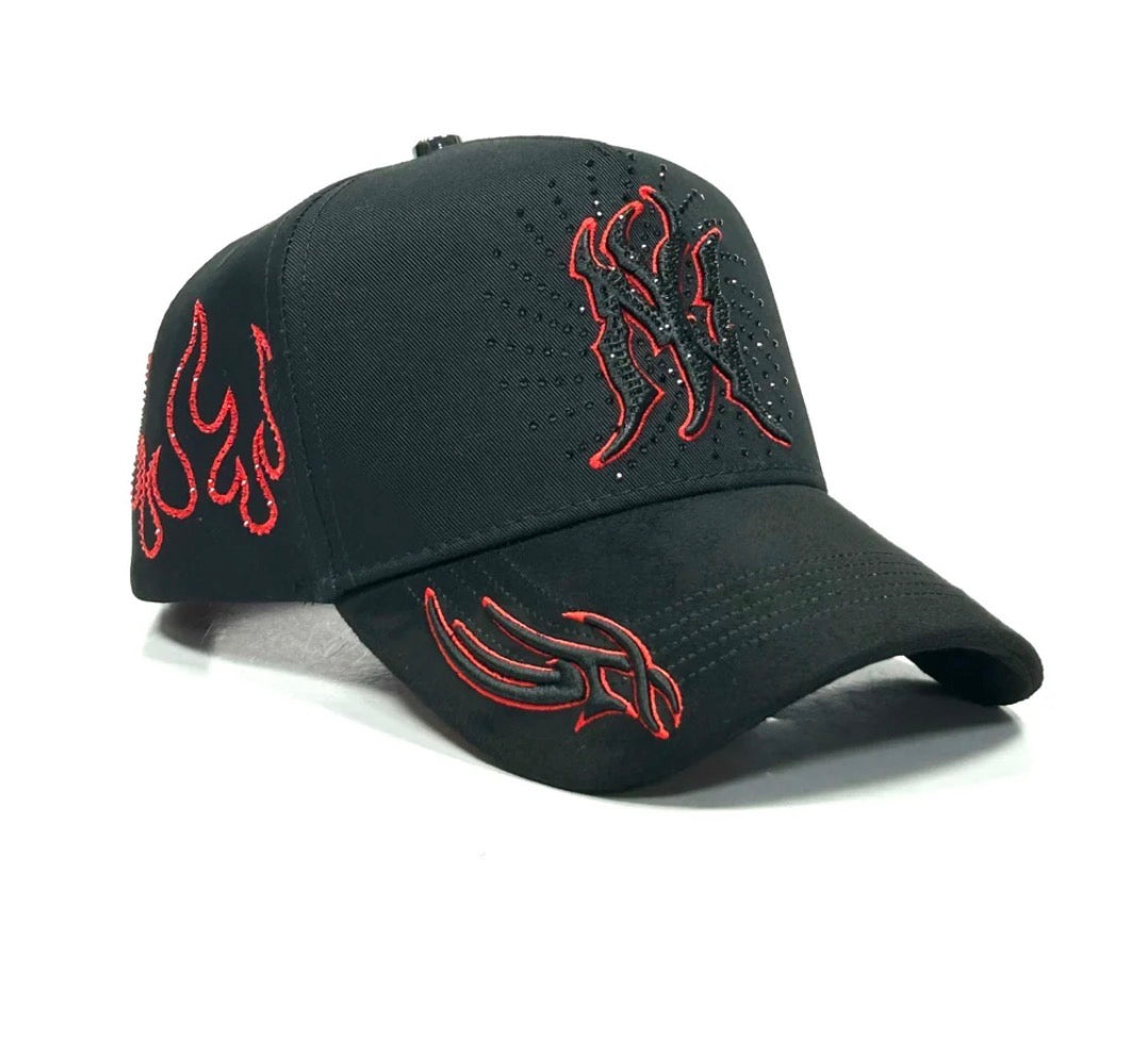 NY Crystal BLK Red
