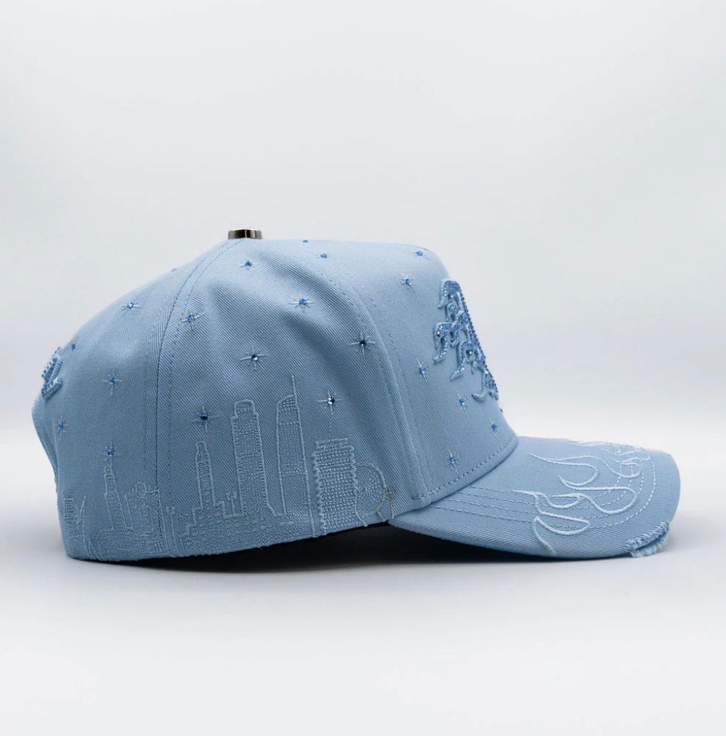 LA flames Blue