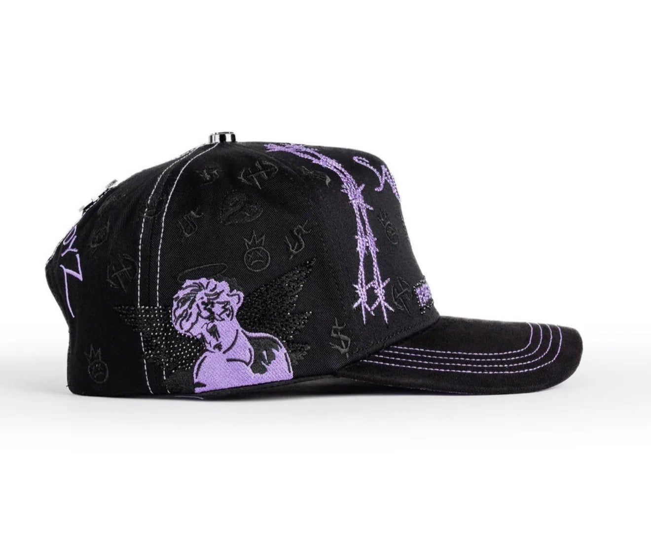 Sad Boyz crystal blk purpple