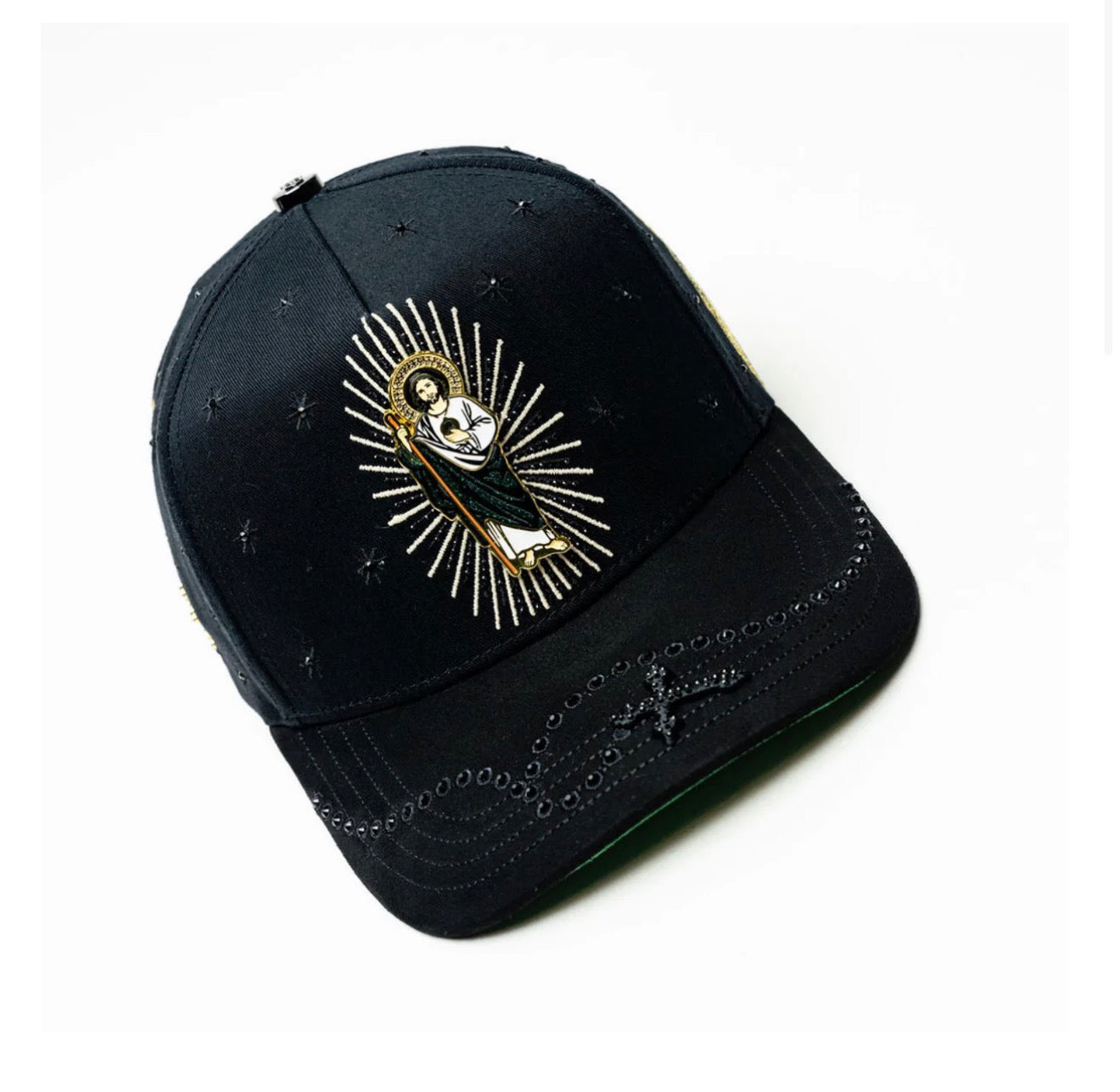 San judas rosario BLK white