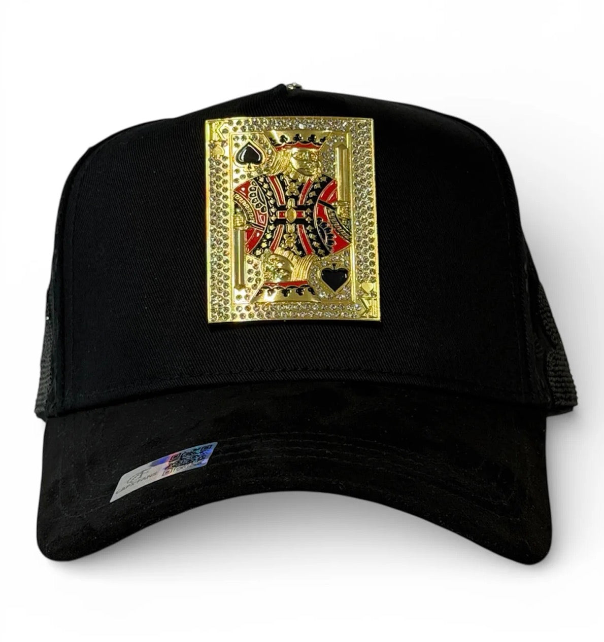 Poker BLK gold crystal