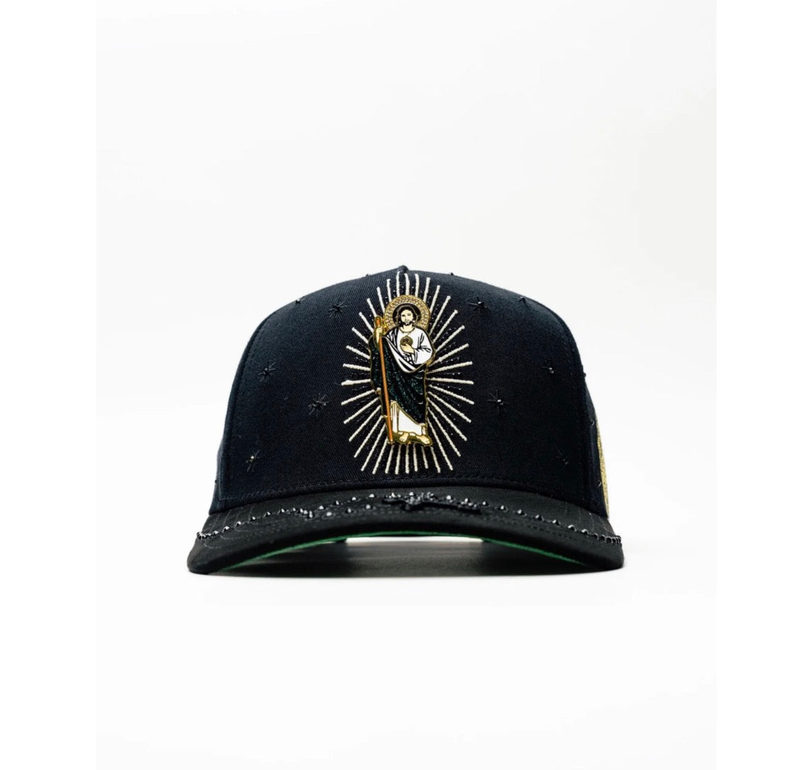 San judas rosario BLK white