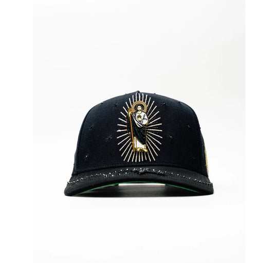 San judas rosario BLK white