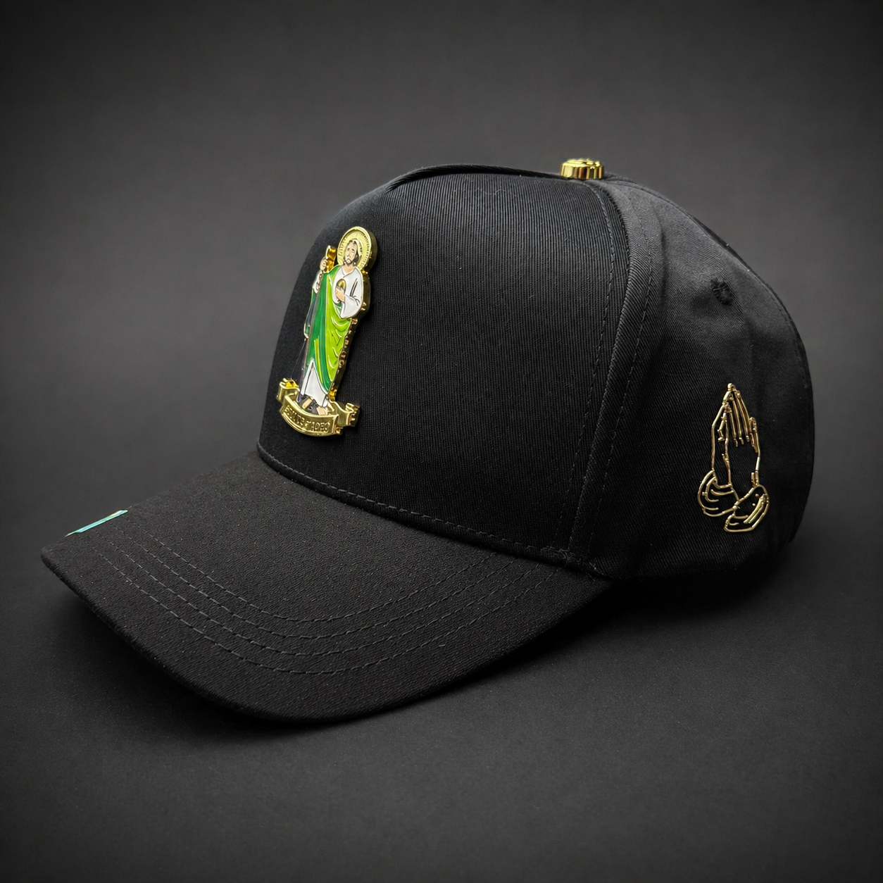 San Juditas BLK gold