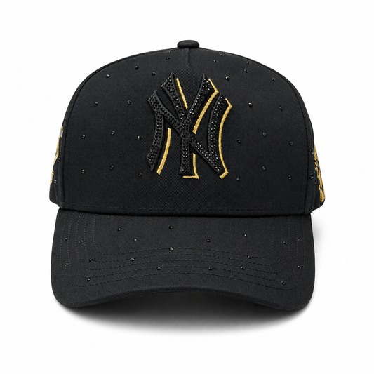 NY cristales Gold Snapback