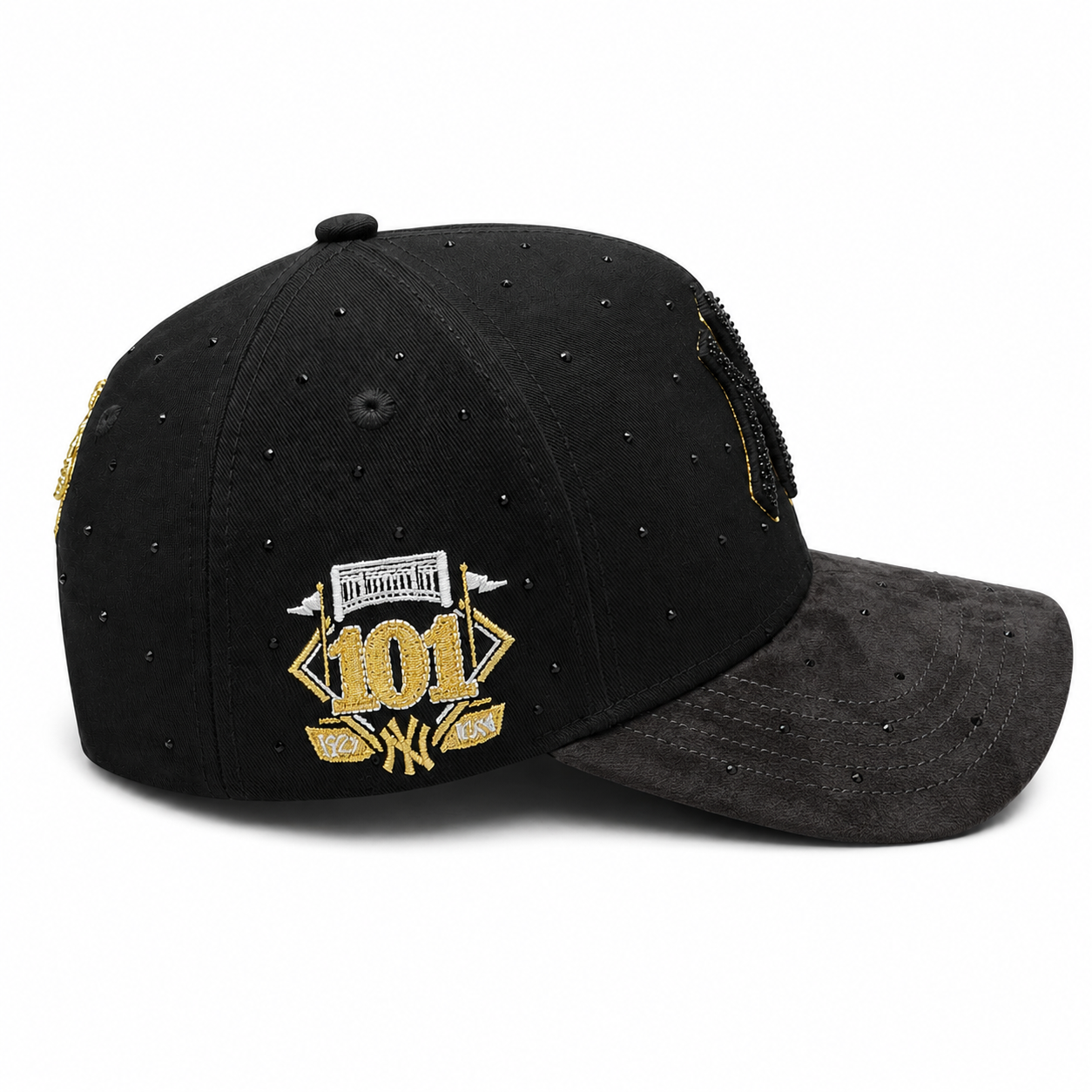 NY cristales Gold Snapback