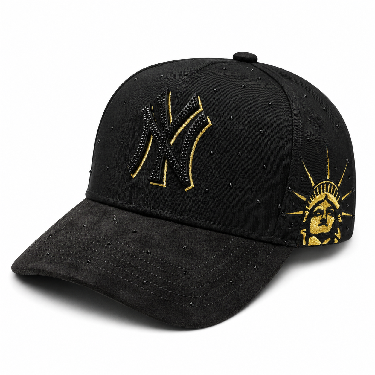NY cristales Gold Snapback