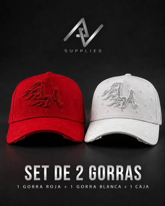 Set LA Flames (1 Red + 1 white  + 1 Box)