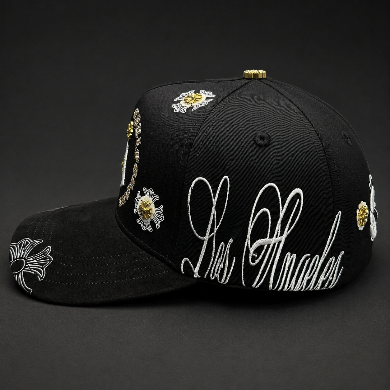 Los angeles cali BLK white gold