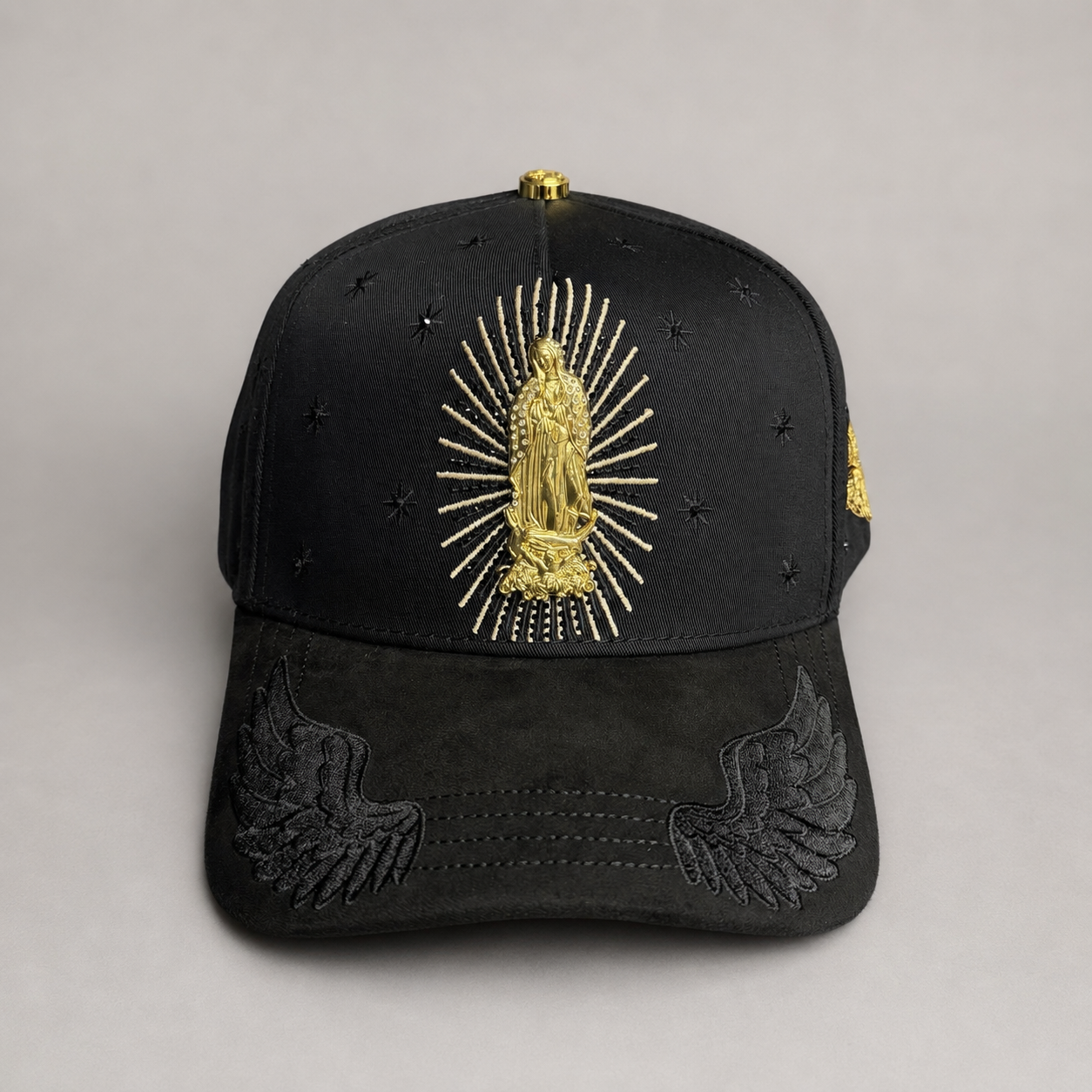 Virgen de Guadalupe BLK gold